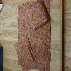 5 Piece Vintage Pottery Barn King Duvet, Euro Shams, and Lumbar Set